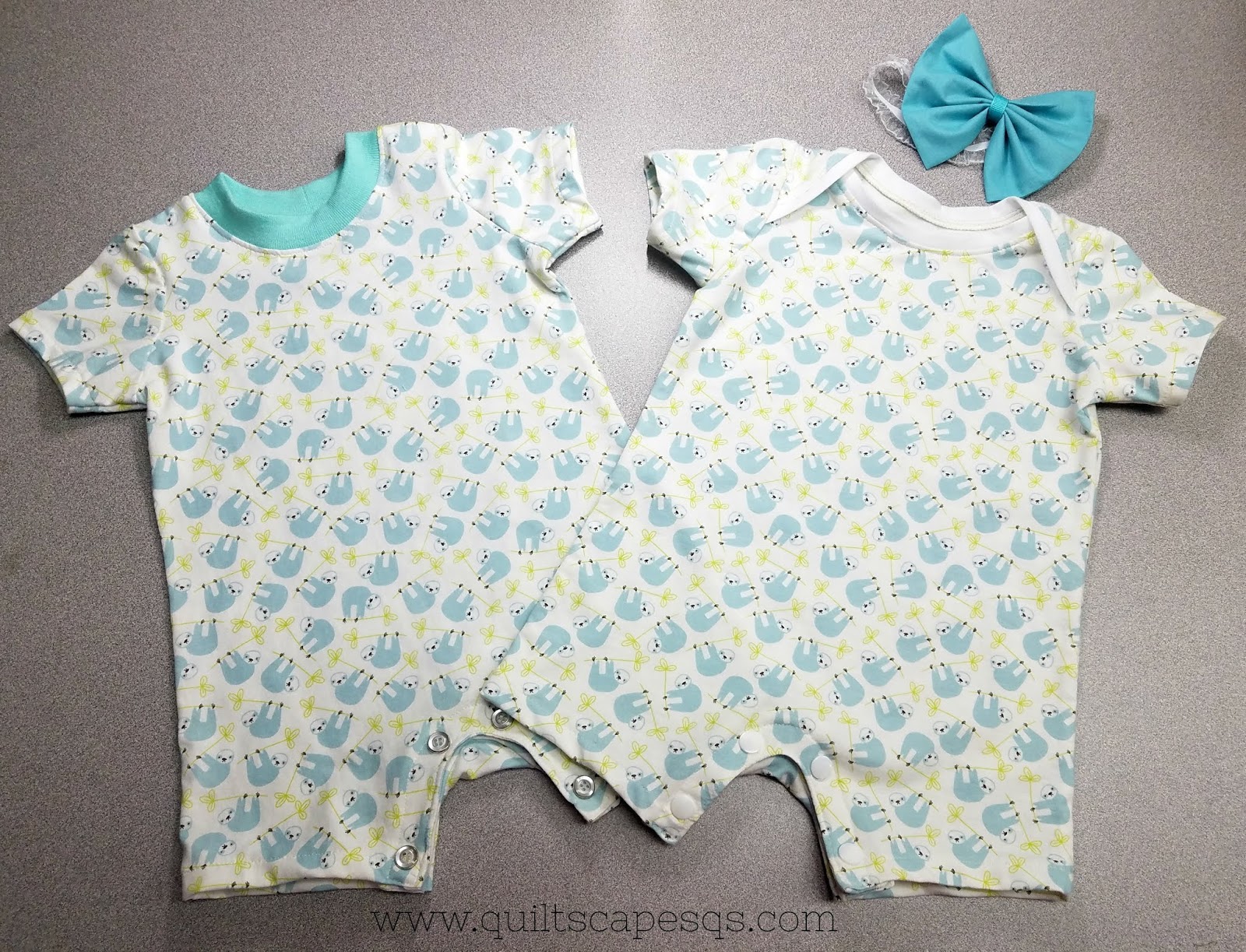.Quiltscapes.: Baby Clothes ~ Sewing with Designer Knits!