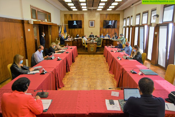 El Cabildo de La Palma al completo pide al Gobierno de Canarias que recupere la totalidad de los fondos del Fdcan