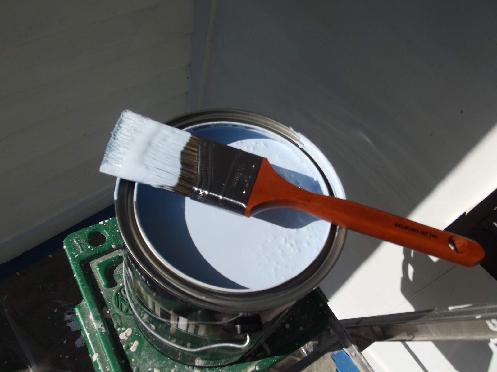 The Old Granite Step Painting The Porch Ceiling Blue
