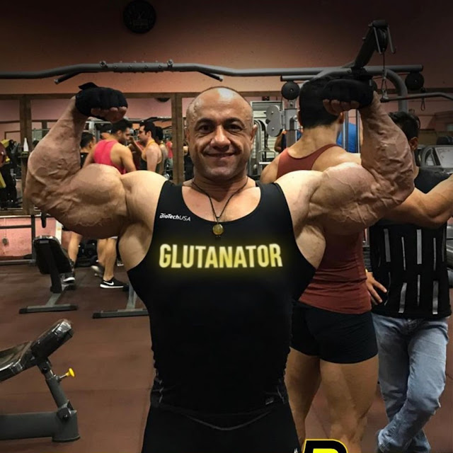 Muscle Lover Iranian SuperHeavyweight bodybuilder Morteza Roshanzamir