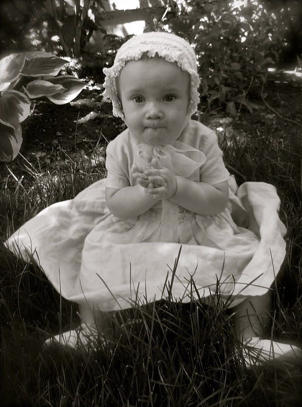 Precious spare moments Old fashioned baby girl.