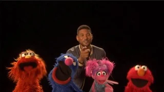 Usher, Abby Cadabby, Elmo, Murray, Grover sing “The ABCs of Moving You”, Sesame Street Episode 4407 Still Life With Cookie season 44
