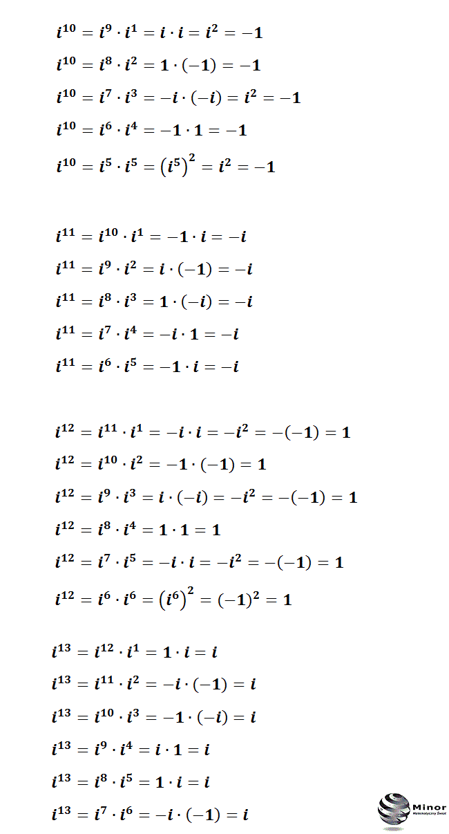 Wszystkie Kombinacje 4 Cyfrowe Od 0 Do 9 Blog matematyczny Minor | Matematyka: Potęgi o wykładniku naturalnym