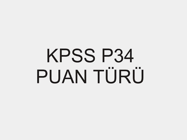 kpss p34 puanı