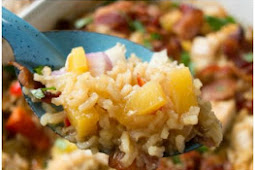   Aloha Pineapple Chicken Rice Casserole