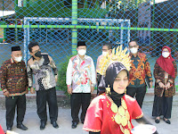 Tari Padduppa' Warnai Kehadiran Sekdirjen Pendis Kemenag RI di MAN 1 Kota Makassar 