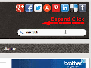 Expand Click Search Box on Blogspot