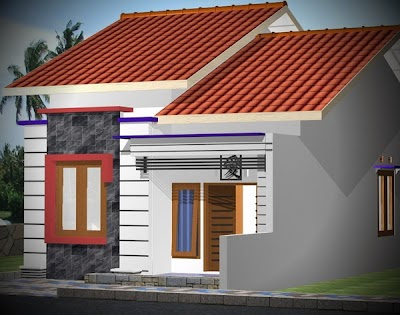Lihat Desain Depan Rumah  Sederhana  Hunian 2019 di Kumpulan 
