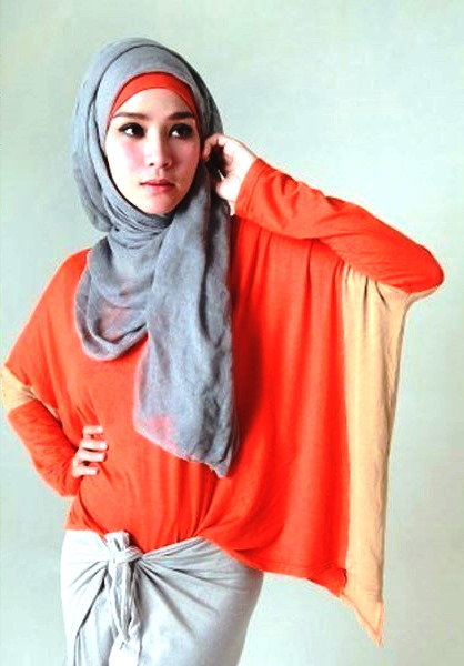 Baju Orange Cocok Dengan Jilbab Warna Apa Yaa?  BungPete.com