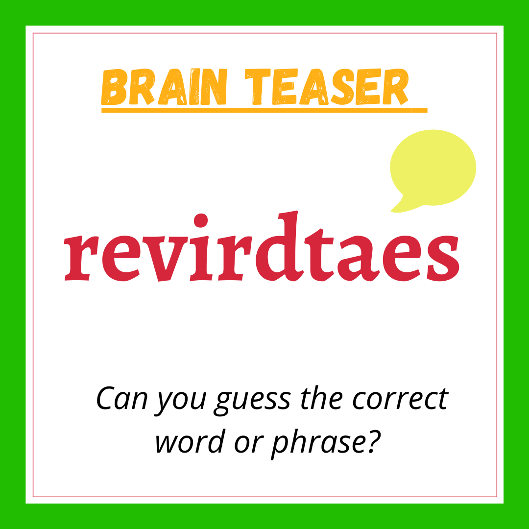 Revirdtaes Guess The Correct Phrase Brain Teaser with Answer