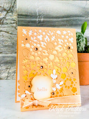 Learn my tips & tricks on creating an easy monochromatic card using just a few supplies.