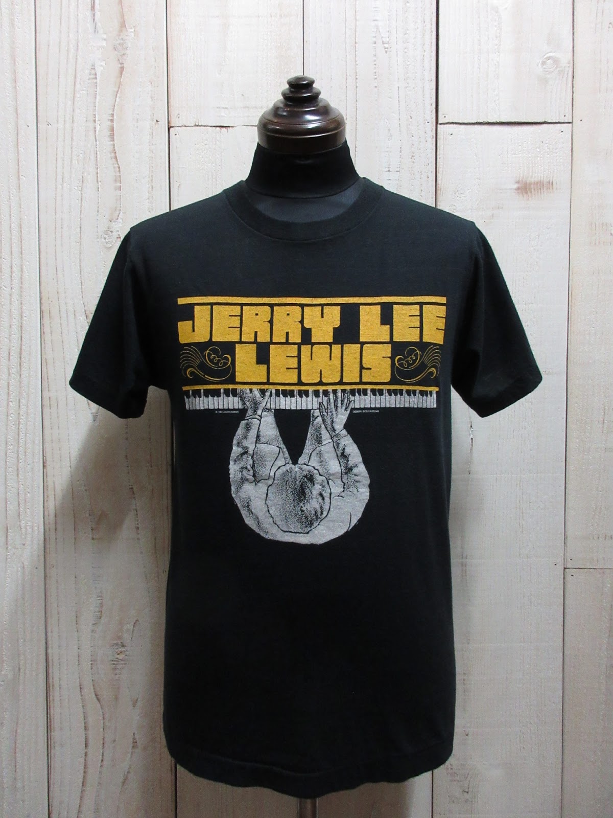 LITTLE REATA: Mid 1980's JERRY LEE LEWIS Tour T-Shirt " ROCK'IN' the