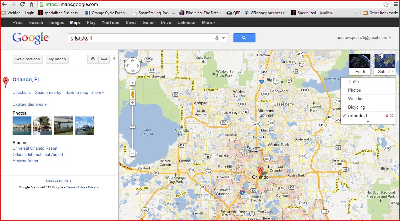 google maps cycling key