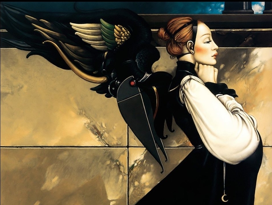 Michael Parkes, 1944 Magical Realism painter Tutt'Art Pittura