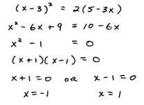 Edu Technology and Algebra: Sample Test Questions - Factoring and Solving