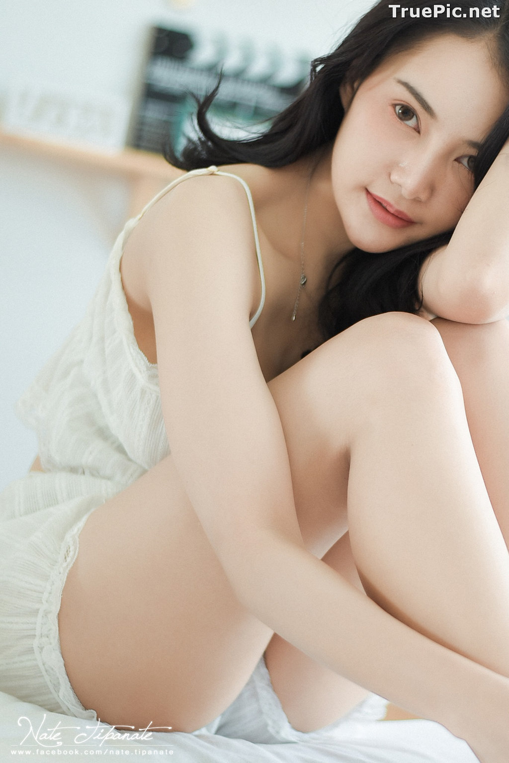 Image Thailand Model - Nattanicha Pw - Beautiful In White Sleepwear - TruePic.net - Picture-31