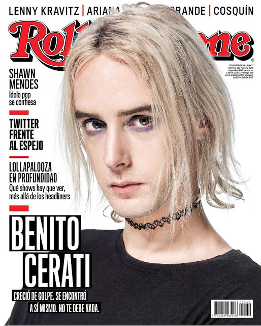 Hijo de Gustavo Cerati es portada de Rolling Stone