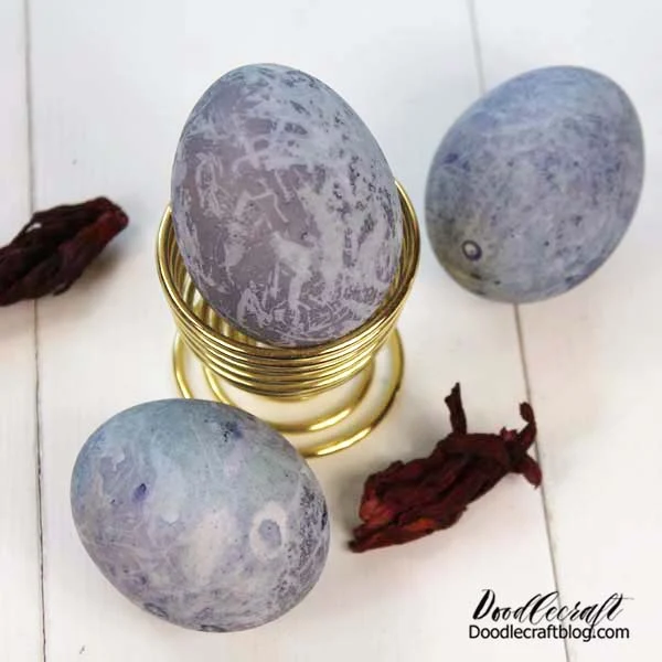 Easter is on April 4th this year and I'm so excited! I love to feel the shift away from cold Winter blossoming into Spring! I love painting and decorating eggs for Easter and this year decided to do something natural to dye them blue.