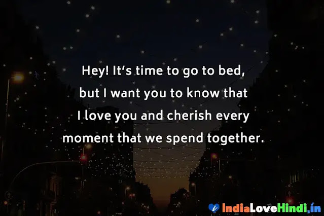 good night message to my love