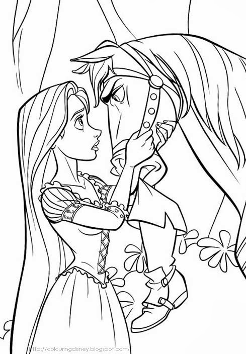 tangled coloring pages free to print - photo #18