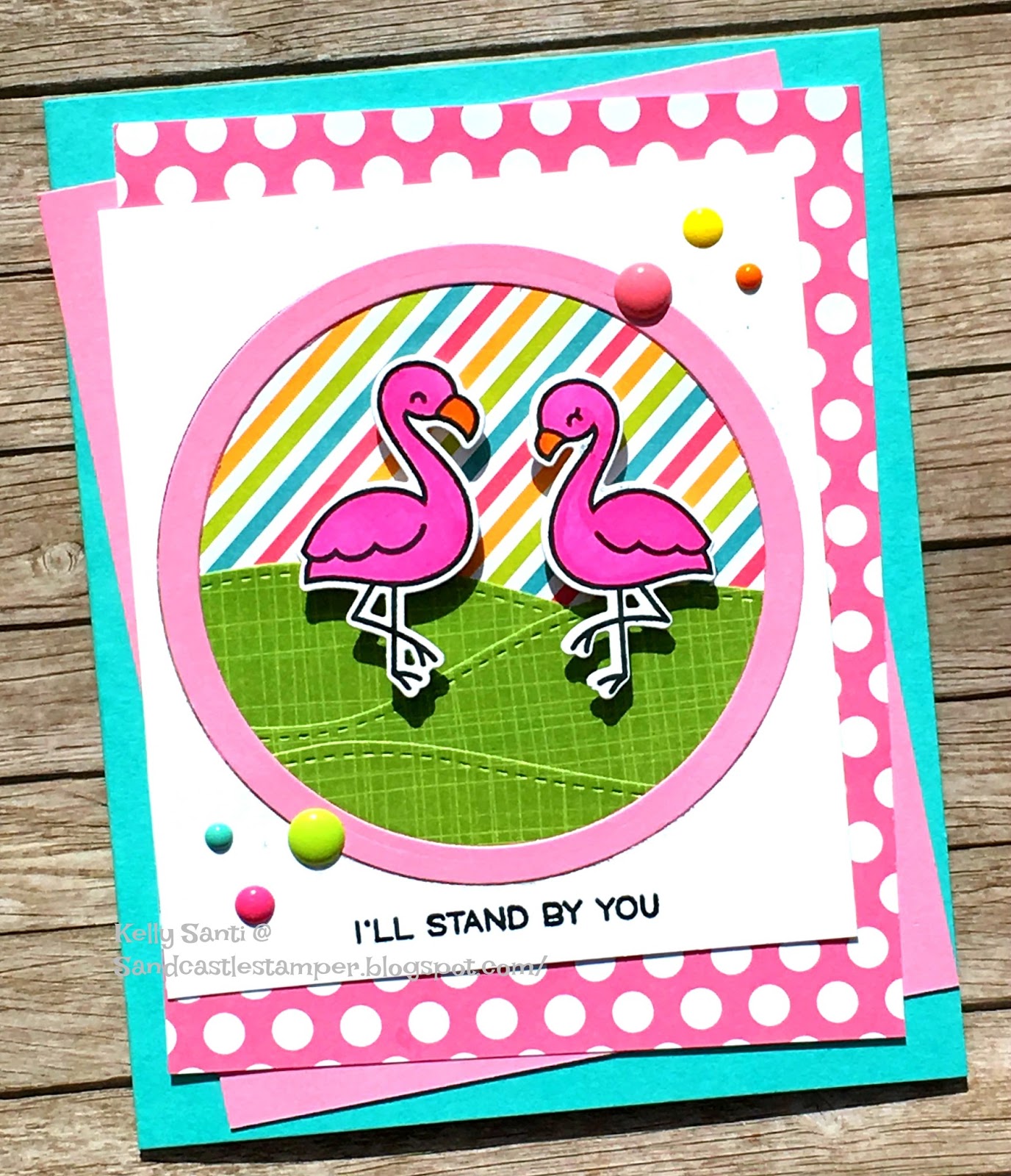 *Sandcastle Stamper* : National Flamingo Day!