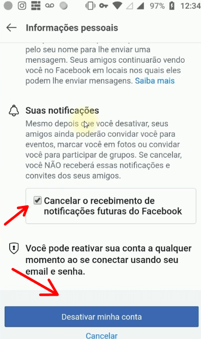 COMO DESATIVAR FACEBOOK intelligence overview