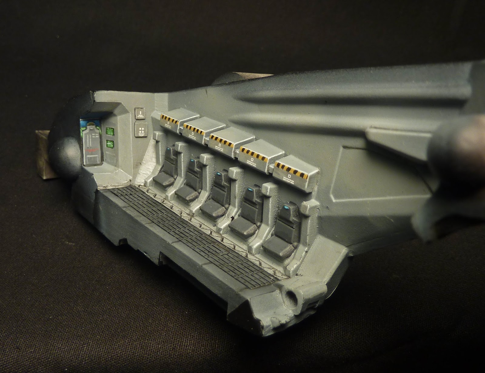 dwartist's painting blog: WIP: Spartan Games Halo 'Pelican' Dropship...