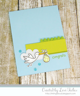 Baby Congrats card-designed by Lori Tecler/Inking Aloud-stamps from Lawn Fawn Baby Congrats card-designed by Lori Tecler/Inking Aloud-stamps from Lawn Fawn
