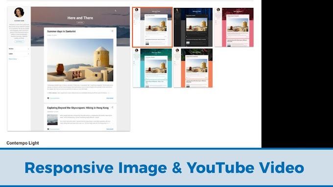Custom Contempo Blogger Theme  ( Responsive Featured Image + Responsive YouTube Video Size )