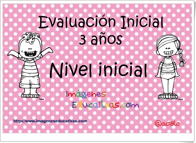 "Evaluación Inicial de Educación Infantil de 3 años"