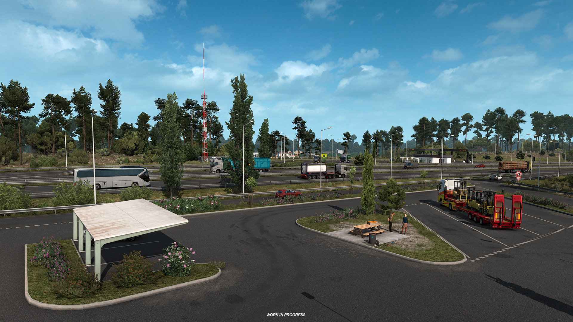 Euro Truck Simulator 2 Fan S Germany Scs Iberia Truck Stops Tankstellen