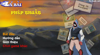 Game la bai ma thuat hap dan