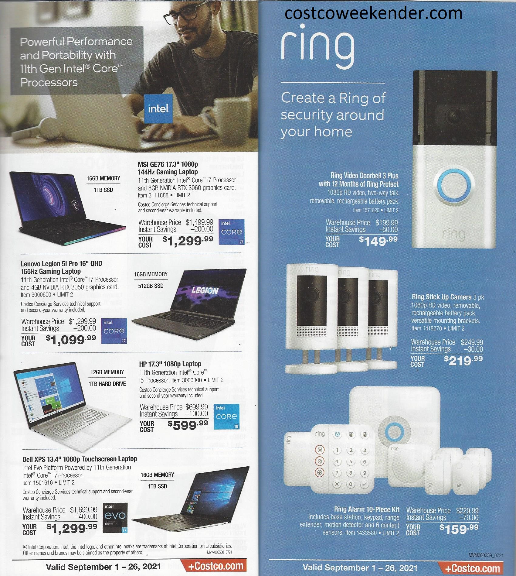 September 2021 Costco Coupon Book Costco Weekender