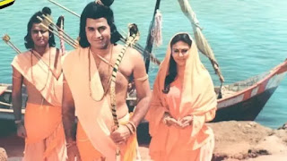 TV Show Ramayan arun govil, deepika chikhlia, sunil lahri in ramayan as raam, sita and laxman
