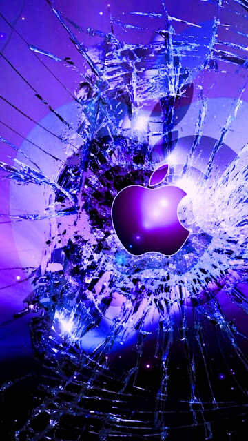 Broken Mac Screen Logo Wallpaper