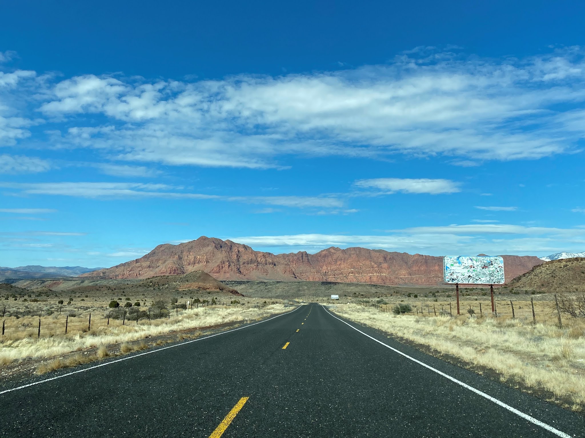 Former US Route 91 from Beaver Dam, Arizona to Washington, Utah