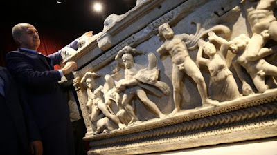 Επανήλθε στην Τουρκία η σαρκοφάγος του Ηρακλή  