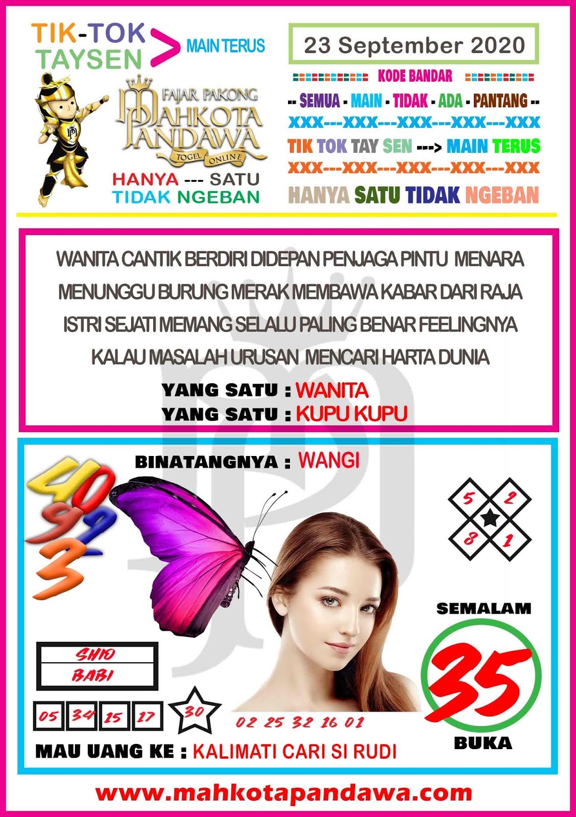 Forum Kode Syair Hongkong 23 September 2020 Syair togel
