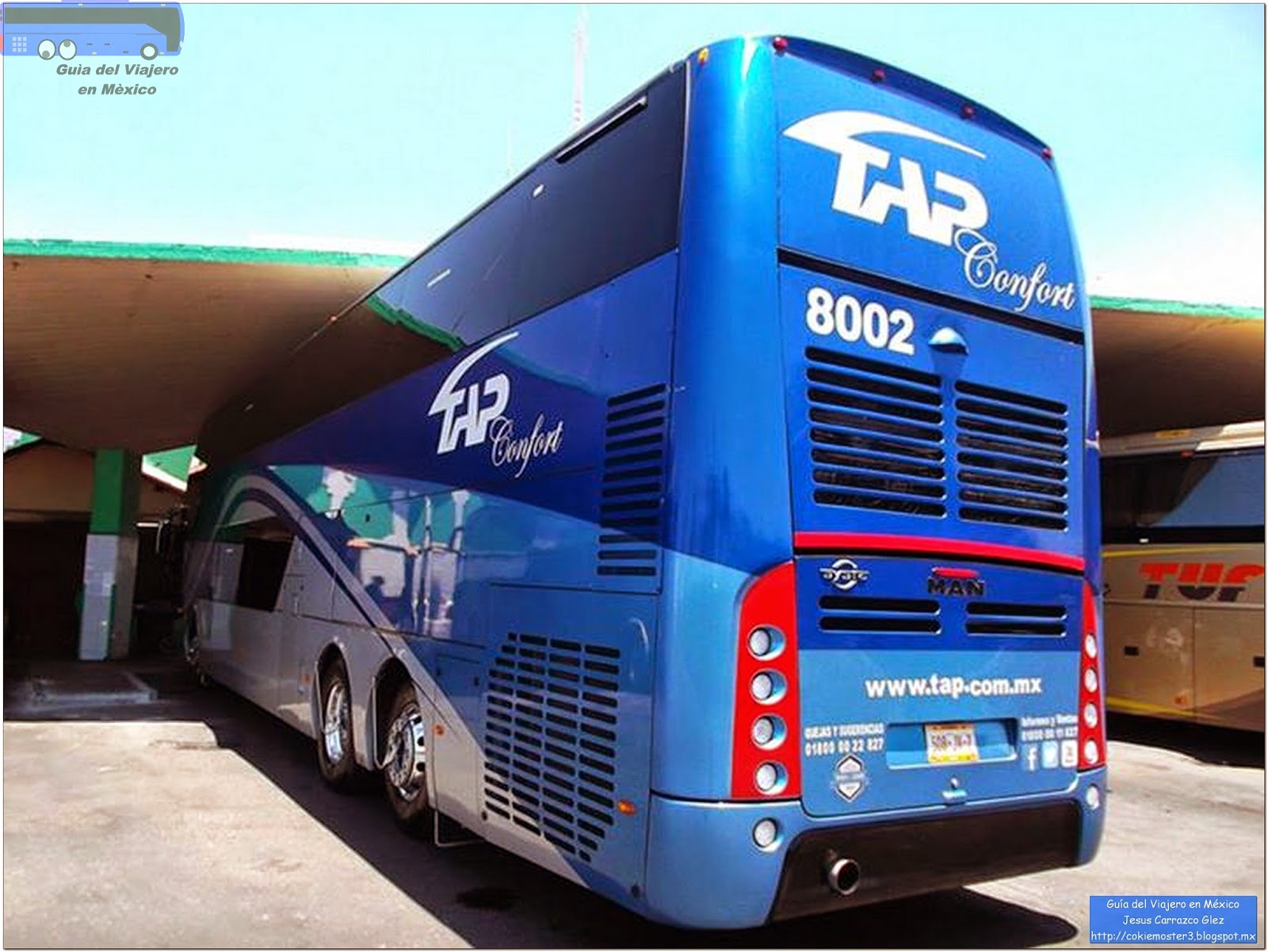 Viajo e autobús porque son impactantes