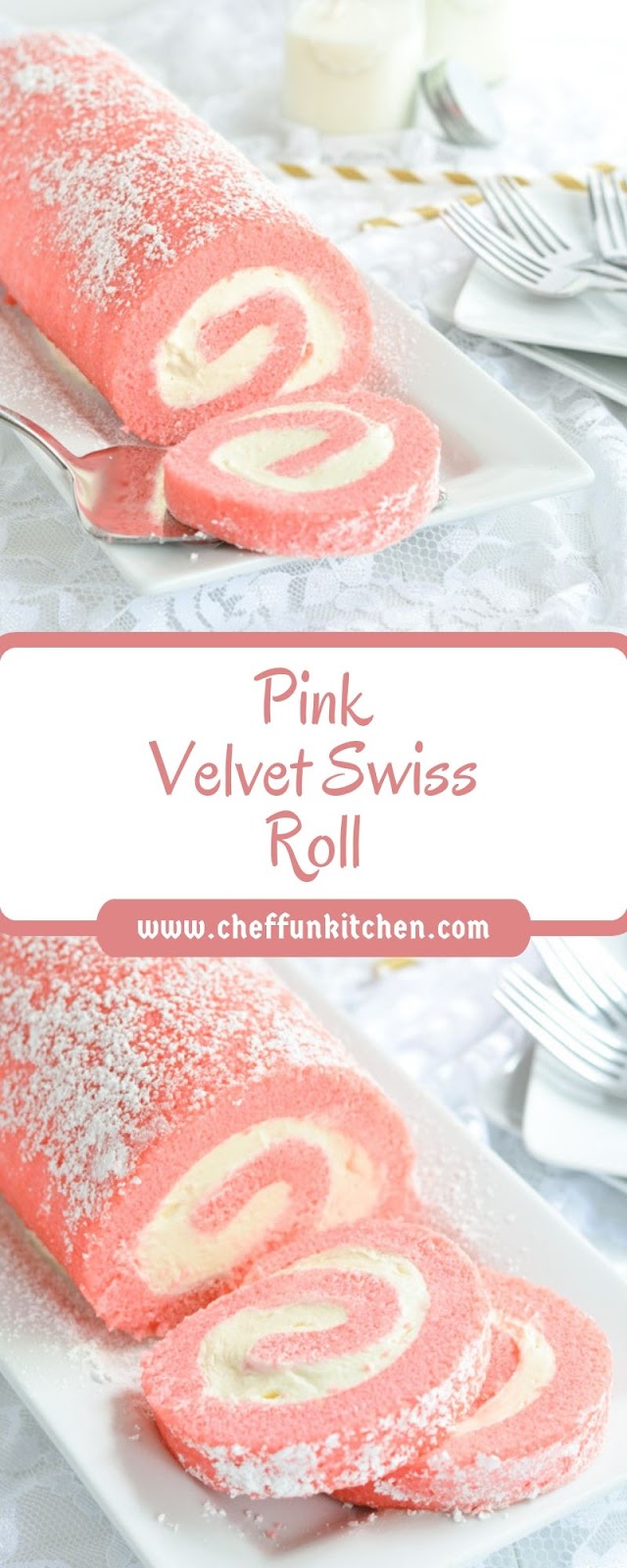 Pink Velvet Swiss Roll Pink Velvet Swiss Roll