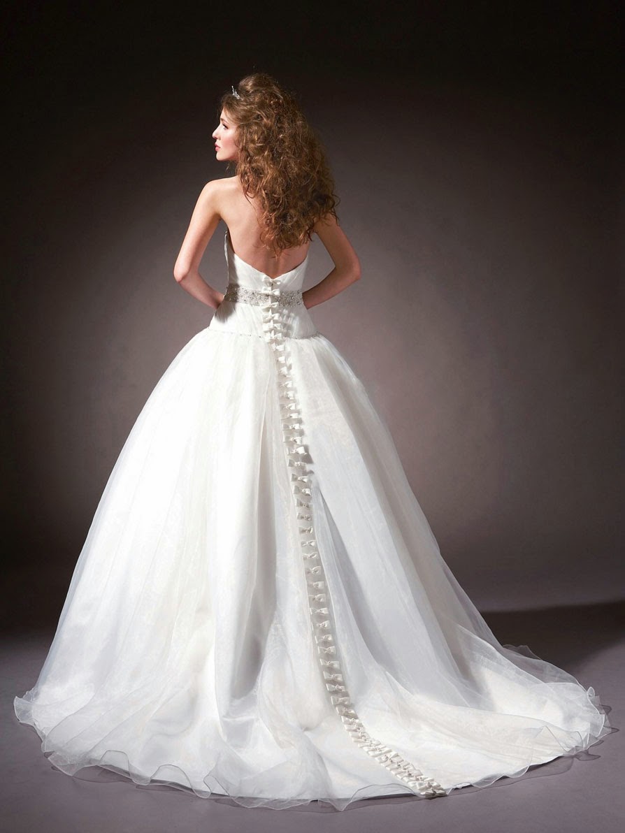 Beautiful Open Back Wedding Dresses with Trains 2013 Ideas