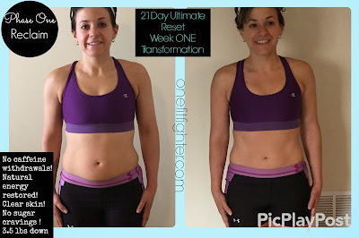 ultimate reset transformation, beachbody transformation, female weight loss transformation