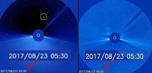 The Cover-Up! NASA Manipulated SOHO LASCO C2 Sun Images from August 23, 2017  Soho%2Blasco%2Bc2%2Bnasa%2Bsun%2Bimages%2B%25281%2529