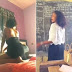 Nigerians react as slay Queen who also twerk on Instagram spotted teaching in secondary school in Delta