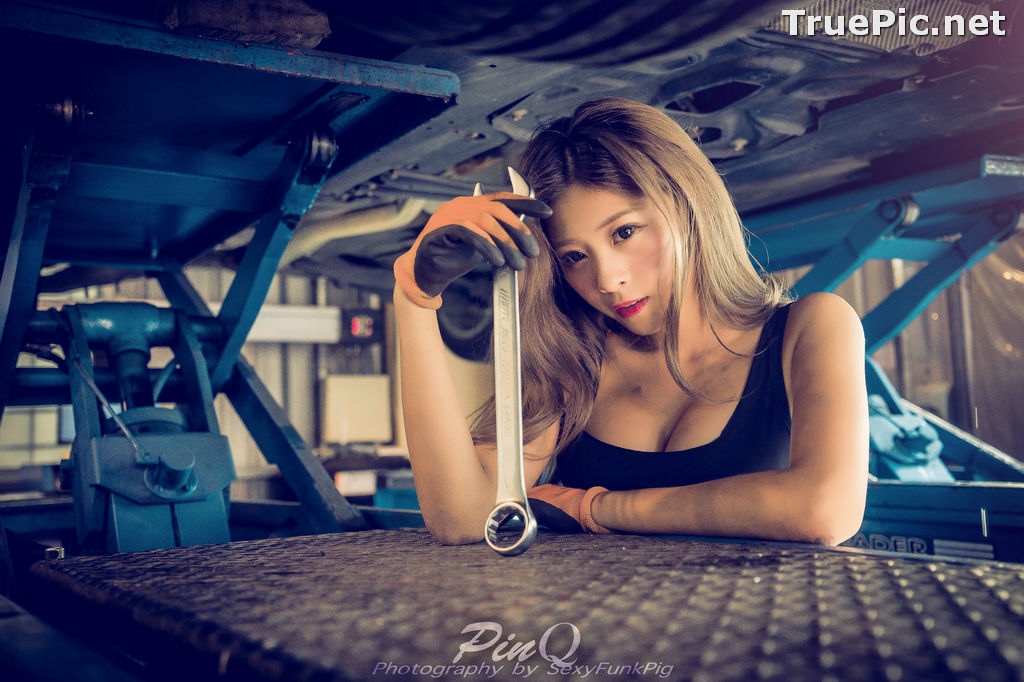 Image Taiwanese Model - PinQ憑果茱 - Hot Sexy Girl Car Mechanic - TruePic.net - Picture-32