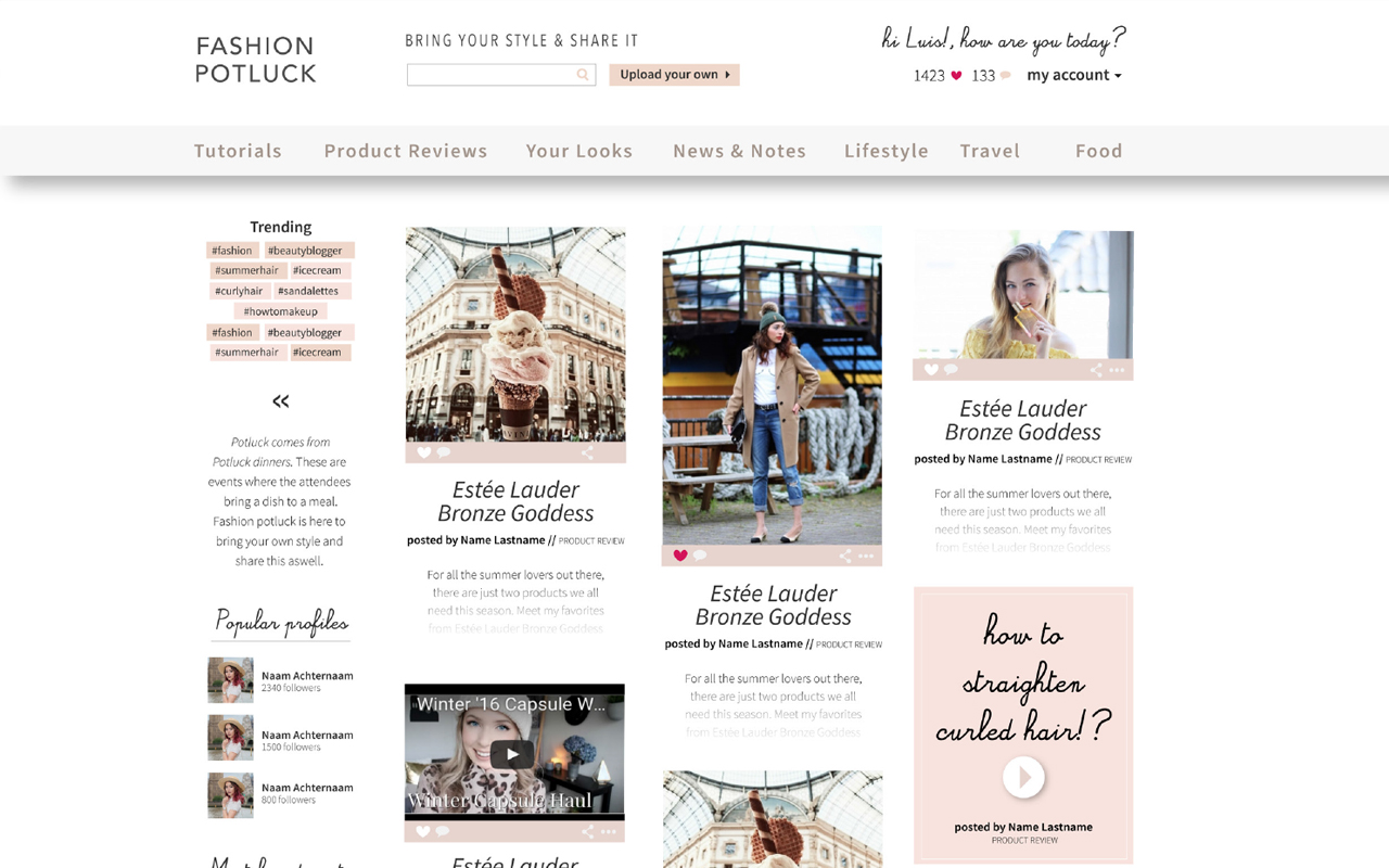 fashionpotluck blogger community