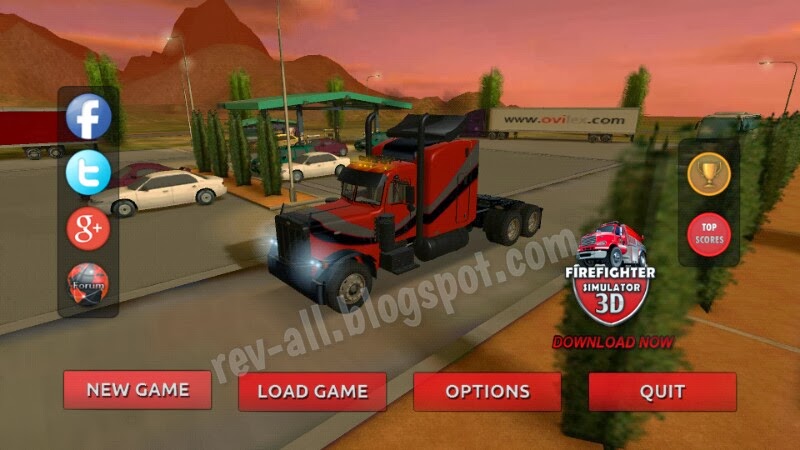 Android Truck Simulator 3D permainan  simulasi menjadi 