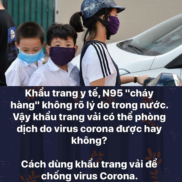 Sử dụng khẩu trang vải như thế nào để phòng chống virus Corona (Covid-19)