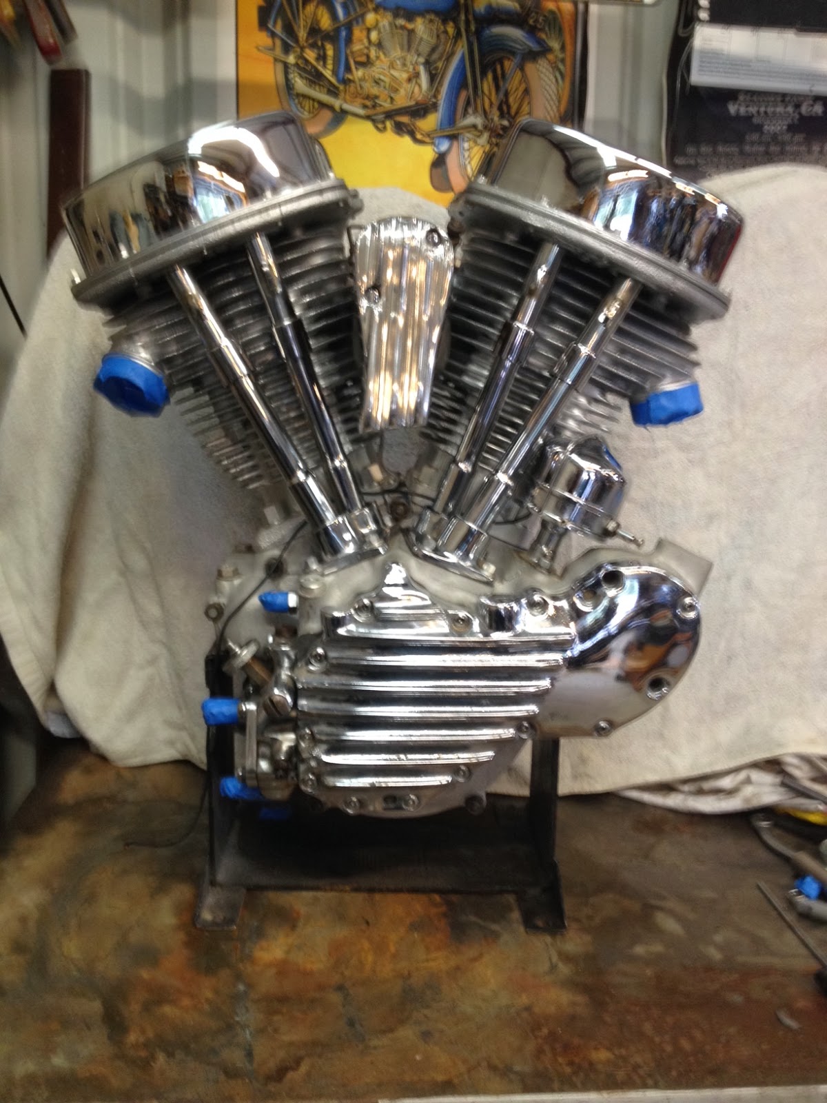 Born-Free Motorcycle Show: Win This 1952 Harley Davidson Panhead Motor