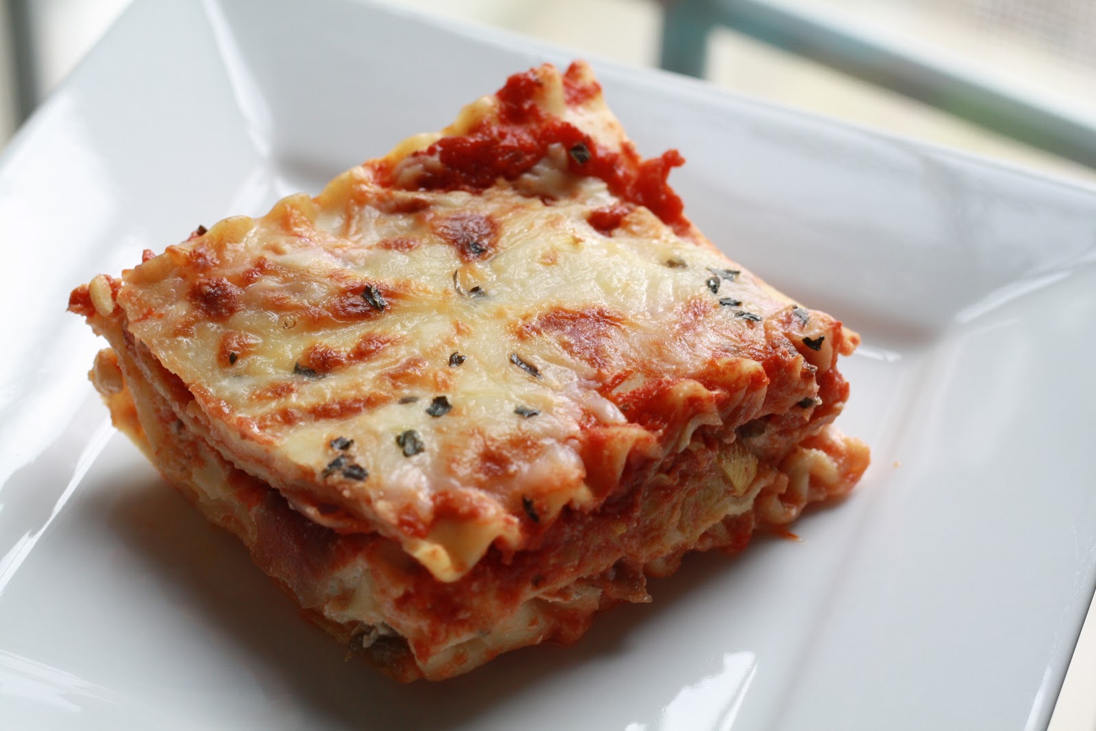 Jourdan Leigh in the kitchen Roasted Vegetable Lasagna